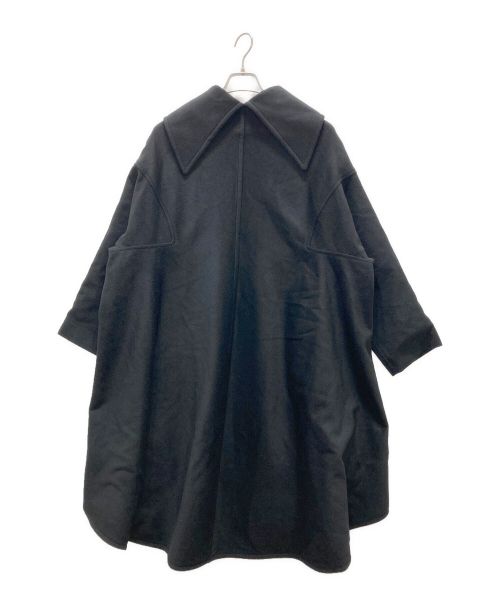 YOHJI YAMAMOTO（ヨウジヤマモト）YOHJI YAMAMOTO (ヨウジヤマモト) ドロップショルダー カシミヤ混コート ブラック サイズ:1の古着・服飾アイテム