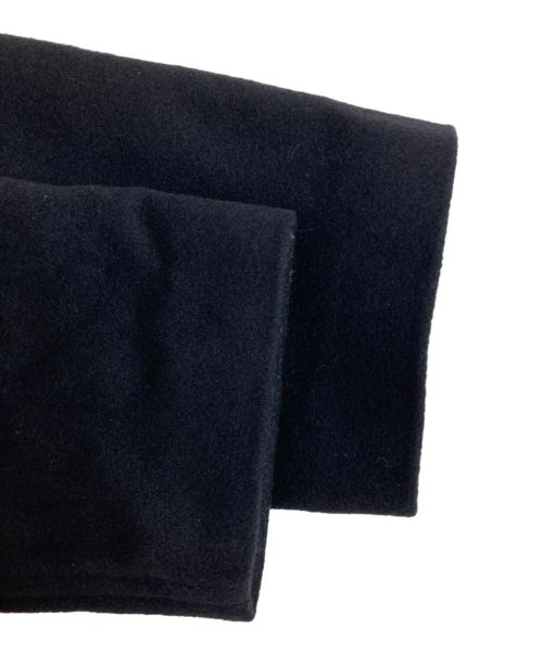 YOHJI YAMAMOTO（ヨウジヤマモト）YOHJI YAMAMOTO (ヨウジヤマモト) ドロップショルダー カシミヤ混コート ブラック サイズ:1の古着・服飾アイテム