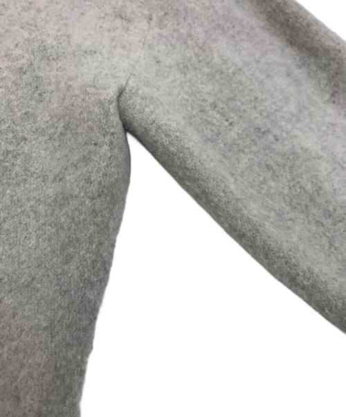 mizuiro-ind（ミズイロインド）mizuiro-ind (ミズイロインド) ウールブレンドスタンドカラーコート グレー サイズ:FREEの古着・服飾アイテム