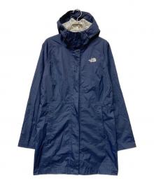THE NORTH FACE（ザ ノース フェイス）の古着「ロゴ刺繍ナイロンコート」｜ネイビー