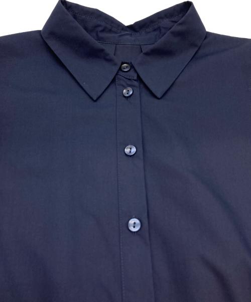 CADUNE（カデュネ）CADUNE (カデュネ) ボウ付きシャツチュニック ネイビー サイズ:38の古着・服飾アイテム