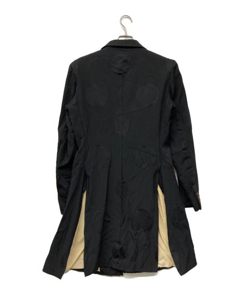 COMME des GARCONS HOMME PLUS（コムデギャルソンオムプリュス）COMME des GARCONS HOMME PLUS (コムデギャルソンオムプリュス) ポリ縮絨ジップデザインジャケット ブラック サイズ:Sの古着・服飾アイテム