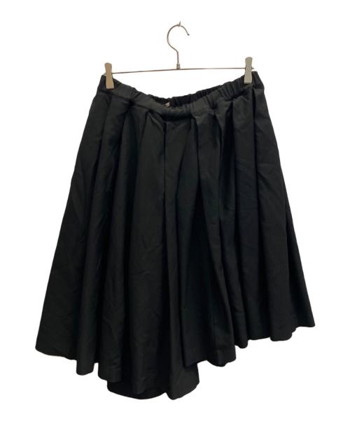 COMME des GARCONS COMME des GARCONS（コムデギャルソン コムデギャルソン）COMME des GARCONS COMME des GARCONS (コムデギャルソン コムデギャルソン) 変形プリーツスカートパンツ ブラック サイズ:Ｓの古着・服飾アイテム