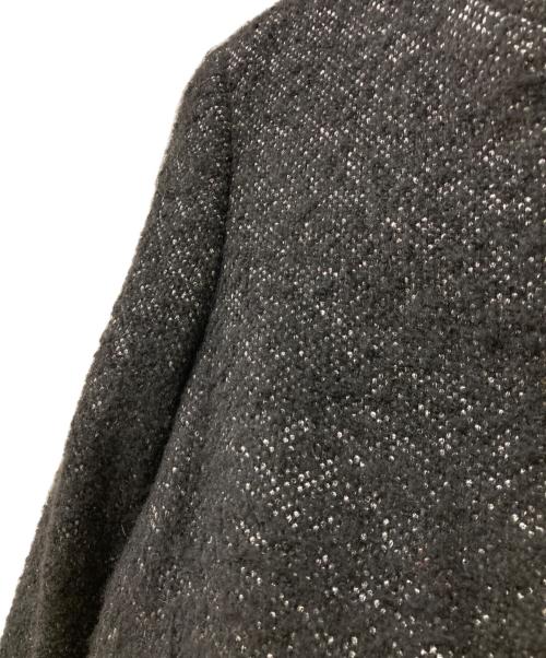 COMME des GARCONS HOMME PLUS（コムデギャルソンオムプリュス）COMME des GARCONS HOMME PLUS (コムデギャルソンオムプリュス) ヘムフェルトツイードジャケット ブラック×レッド×オレンジ サイズ:Sの古着・服飾アイテム