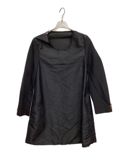 COMME des GARCONS HOMME PLUS（コムデギャルソンオムプリュス）COMME des GARCONS HOMME PLUS (コムデギャルソンオムプリュス) ラメ糸プルオーバージャケット ブラック サイズ:XSの古着・服飾アイテム
