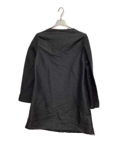 COMME des GARCONS HOMME PLUS（コムデギャルソンオムプリュス）COMME des GARCONS HOMME PLUS (コムデギャルソンオムプリュス) ラメ糸プルオーバージャケット ブラック サイズ:XSの古着・服飾アイテム