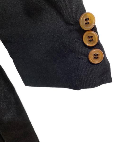 COMME des GARCONS HOMME PLUS（コムデギャルソンオムプリュス）COMME des GARCONS HOMME PLUS (コムデギャルソンオムプリュス) ラメ糸プルオーバージャケット ブラック サイズ:XSの古着・服飾アイテム