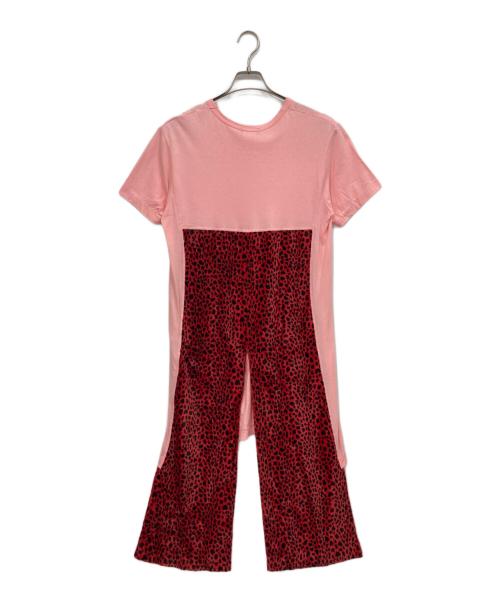 COMME des GARCONS HOMME PLUS（コムデギャルソンオムプリュス）COMME des GARCONS HOMME PLUS (コムデギャルソンオムプリュス) ドッキングカットソー/PA-T023/AD2017 ピンク サイズ:SIZE Sの古着・服飾アイテム