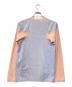 COMME des GARCONS SHIRT (コムデギャルソンシャツ) シャツ切替ニット ブルー×ピンク サイズ:S：13000円