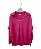 MOGAモガ）の古着「イスラエルギザ綿スキッパーニット」｜ピンク