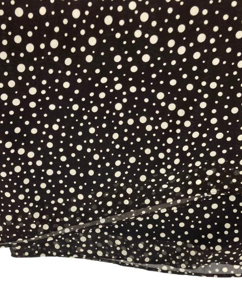 theory（セオリー）theory (セオリー) パフシフォンプリントパンツ ブラック サイズ:SIZE Sの古着・服飾アイテム