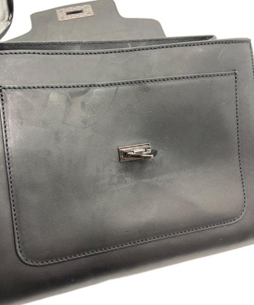 ELISA（エリザ）ELISA (エリザ) ハラコチェーンショルダーバッグ ブラックの古着・服飾アイテム