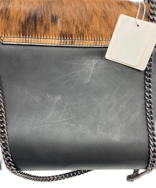 ELISA（エリザ）ELISA (エリザ) ハラコチェーンショルダーバッグ ブラックの古着・服飾アイテム