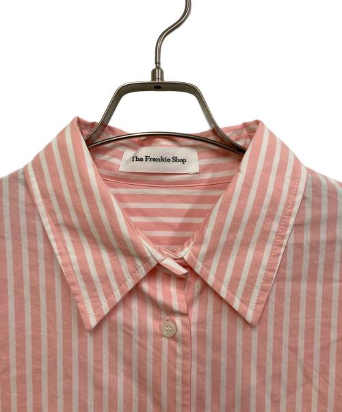 The Frankie shop（フランキーショップ）The Frankie Shop (フランキーショップ) ストライプシャツ ピンク サイズ:XSの古着・服飾アイテム