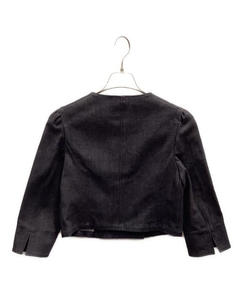 FOXEY NEWYORK（フォクシーニューヨーク）FOXEY NEWYORK (フォクシーニューヨーク) ライダースデニムジャケット インディゴ サイズ:38の古着・服飾アイテム