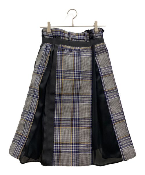 sacai（サカイ）sacai (サカイ) sacai　スカート ブラックの古着・服飾アイテム