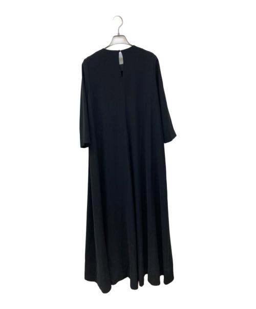 HARDY NOIR（アルディーノアール）HARDY NOIR (アルディーノアール) クルーネック フレアワンピース ブラック サイズ:FREEの古着・服飾アイテム