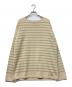 KANELL（カネル）の古着「ボーダーニット」｜ベージュ