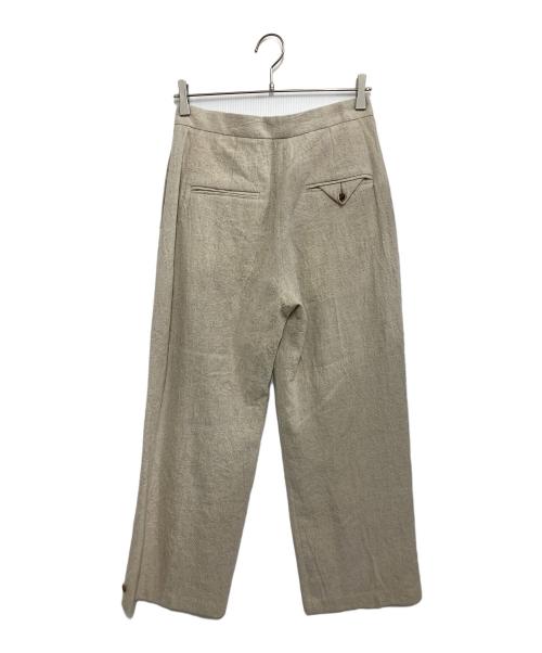 heliopole（エリオポール）heliopole (エリオポール) ワイドパンツ ベージュ サイズ:38 未使用品の古着・服飾アイテム
