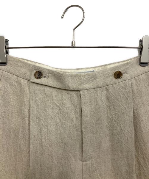 heliopole（エリオポール）heliopole (エリオポール) ワイドパンツ ベージュ サイズ:38 未使用品の古着・服飾アイテム