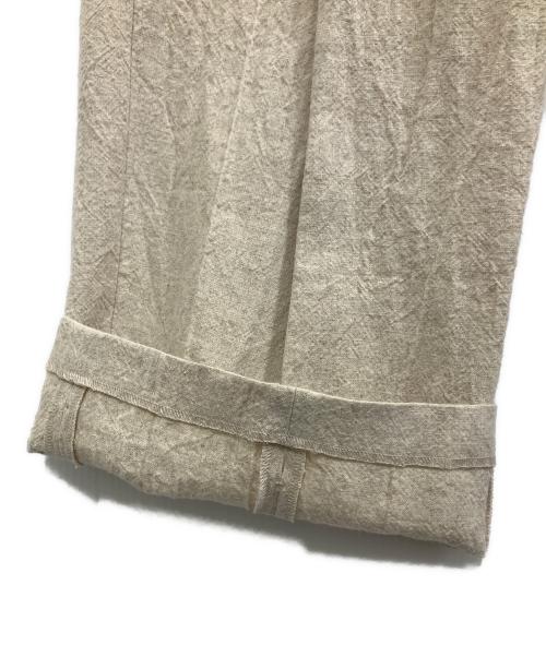 heliopole（エリオポール）heliopole (エリオポール) ワイドパンツ ベージュ サイズ:38 未使用品の古着・服飾アイテム