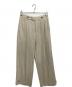 heliopole（エリオポール）の古着「ワイドパンツ」｜ベージュ