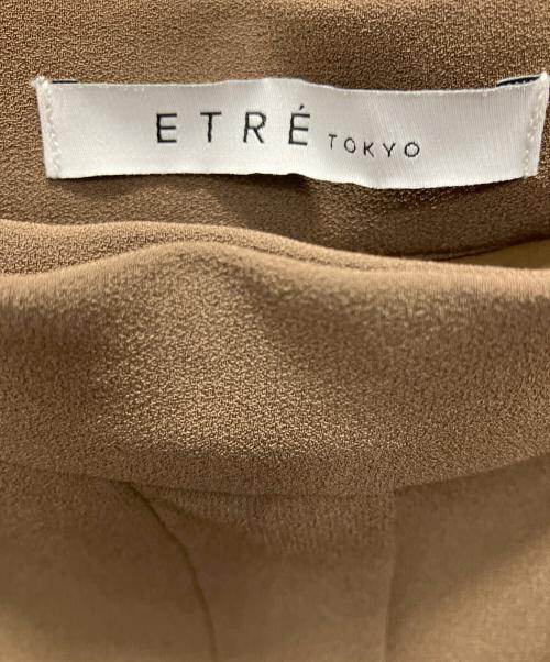 ETRE TOKYO（エトレトウキョウ）ETRE TOKYO (エトレトウキョウ) ストレートセミワイドパンツ ブラウン サイズ:Мの古着・服飾アイテム