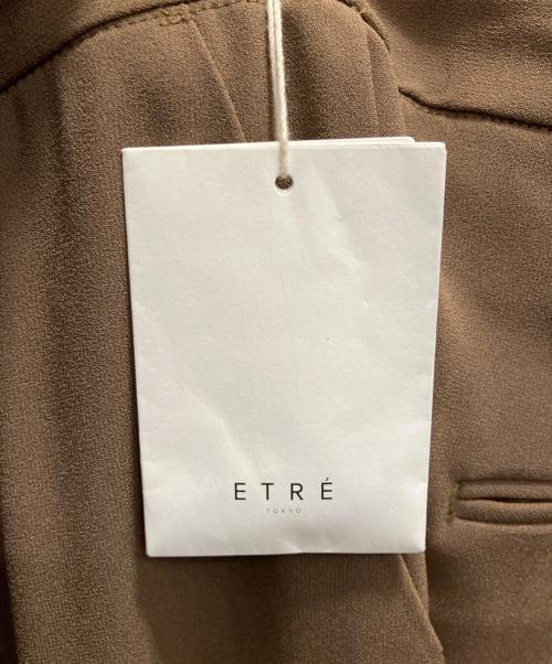 ETRE TOKYO（エトレトウキョウ）ETRE TOKYO (エトレトウキョウ) ストレートセミワイドパンツ ブラウン サイズ:Мの古着・服飾アイテム