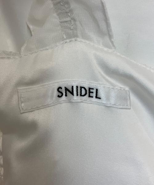 Snidel（スナイデル）Snidel (スナイデル) 肩リボンJQキャミワンピース ホワイト サイズ:1 未使用品の古着・服飾アイテム