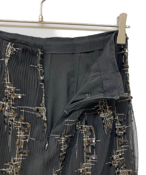 CELFORD（セルフォード）CELFORD (セルフォード) スパンコールタイトスカート ブラック サイズ:38の古着・服飾アイテム