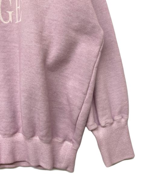 Whim Gazette（ウィムガゼット）Whim Gazette (ウィムガゼット) セイヒンゾメロゴプルオーバー ラベンダー サイズ:Fの古着・服飾アイテム