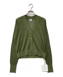 IENA LA BOUCLE（イエナ ラ ブークル）の古着「23AW Galaxy Vネックカーディガン」｜オリーブ