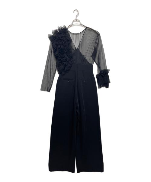 LAGUNA MOON（ラグナムーン）LAGUNA MOON (ラグナムーン) LADYフリルチュールコンビネゾン ブラック サイズ:Mの古着・服飾アイテム