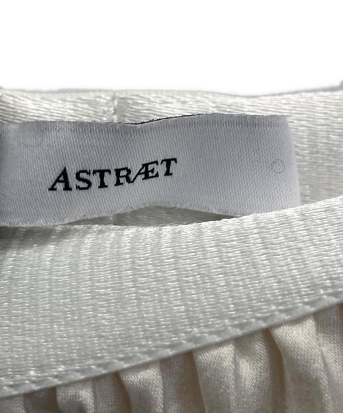 ASTRAET（アストラット）ASTRAET (アストラット) P サテン/オーガンジー マキシプリーツスカート アイボリー サイズ:SIZE 0 未使用品の古着・服飾アイテム