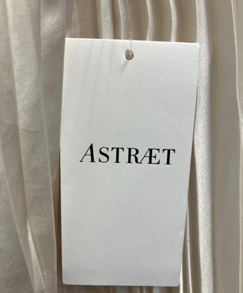 ASTRAET（アストラット）ASTRAET (アストラット) P サテン/オーガンジー マキシプリーツスカート アイボリー サイズ:SIZE 0 未使用品の古着・服飾アイテム