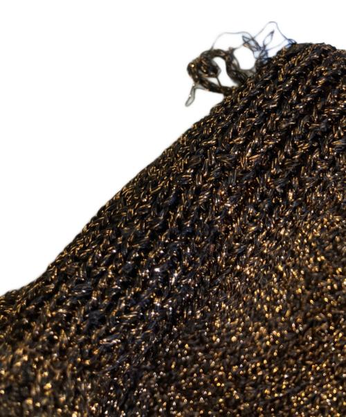 sahara（サハラ）sahara (サハラ) Glitter Knit Skirt ブラウン サイズ:フリーの古着・服飾アイテム