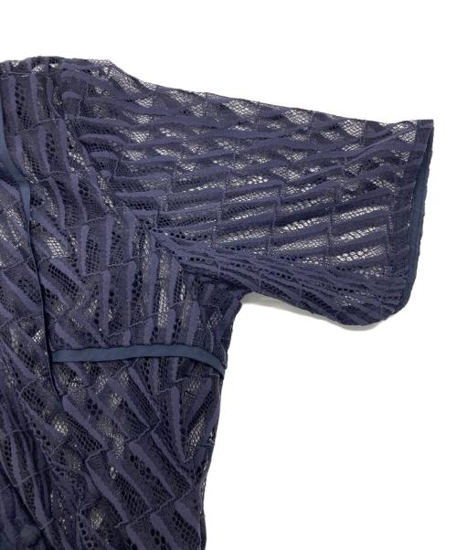 LAGUNA MOON（ラグナムーン）LAGUNA MOON (ラグナムーン) LADYシャツカラーレースワンピース ネイビー サイズ:Sの古着・服飾アイテム