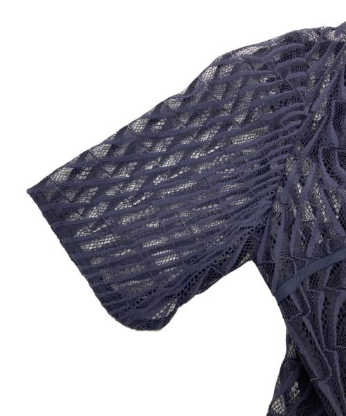 LAGUNA MOON（ラグナムーン）LAGUNA MOON (ラグナムーン) LADYシャツカラーレースワンピース ネイビー サイズ:Sの古着・服飾アイテム