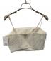 CLANE (クラネ) FRINGE BARE BUSTIER アイボリー：8000円