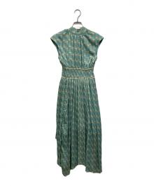 Lily Brown（リリーブラウン）の古着「クラシカル2wayボウタイワンピース」｜ライトブルー