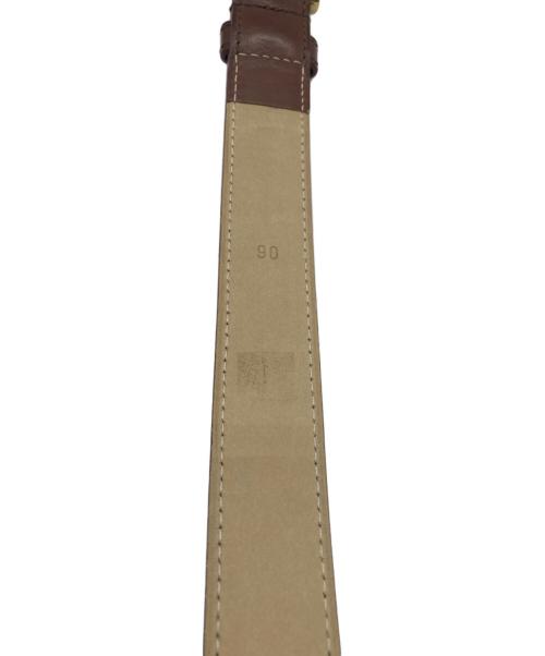 JOHN LOBB（ジョンロブ）JOHN LOBB (ジョンロブ) レザーベルト ブラウン サイズ:86-94ｃｍの古着・服飾アイテム