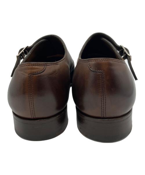 Edward Green（エドワードグリーン）Edward Green (エドワードグリーン) シングルモンクストラップシューズ ブラウン サイズ:SIZE8 1/2の古着・服飾アイテム