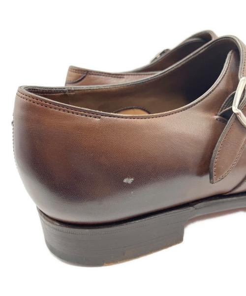 Edward Green（エドワードグリーン）Edward Green (エドワードグリーン) シングルモンクストラップシューズ ブラウン サイズ:SIZE8 1/2の古着・服飾アイテム