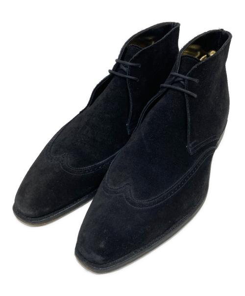 Crockett & Jones（クロケット＆ジョーンズ）Crockett & Jones (クロケット＆ジョーンズ) チャッカーブーツ ブラック サイズ:SIZE 7の古着・服飾アイテム