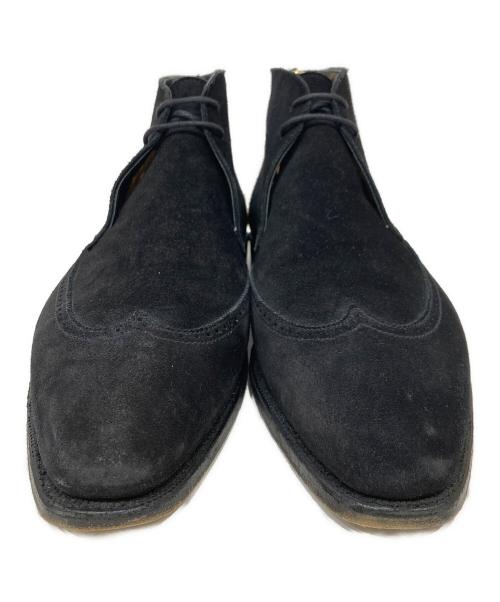 Crockett & Jones（クロケット＆ジョーンズ）Crockett & Jones (クロケット＆ジョーンズ) チャッカーブーツ ブラック サイズ:SIZE 7の古着・服飾アイテム