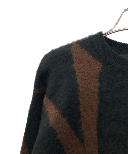 FORSOMEONE（フォーサムワン）FORSOMEONE (フォーサムワン) FF SWASH KNIT ブラウン サイズ:46の古着・服飾アイテム