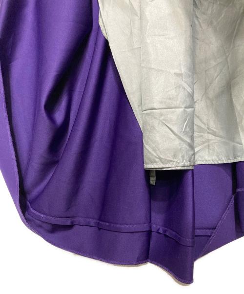 UN3D.（アンスリード）UN3D. (アンスリード) ウェーブスカート パープル サイズ:SIZE 36の古着・服飾アイテム