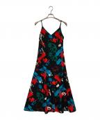 UN3D.アンスリード）の古着「アートパターンキャミワンピース」｜ブラック