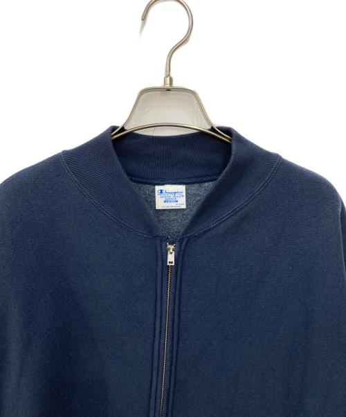 Champion REVERSE WEAVE（チャンピオン リバース ウィーブ）Champion REVERSE WEAVE (チャンピオン リバース ウィーブ) ハーフジップスウェット ネイビー サイズ:Ｍの古着・服飾アイテム