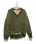 N°21（ヌメロヴェントゥーロ）の古着「ニットドッキングボンバージャケット」｜カーキ